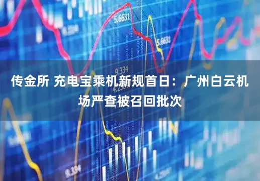 传金所 充电宝乘机新规首日：广州白云机场严查被召回批次