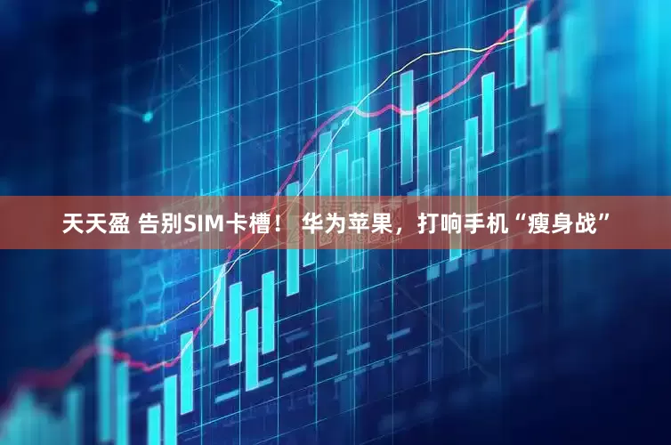 天天盈 告别SIM卡槽！ 华为苹果，打响手机“瘦身战”